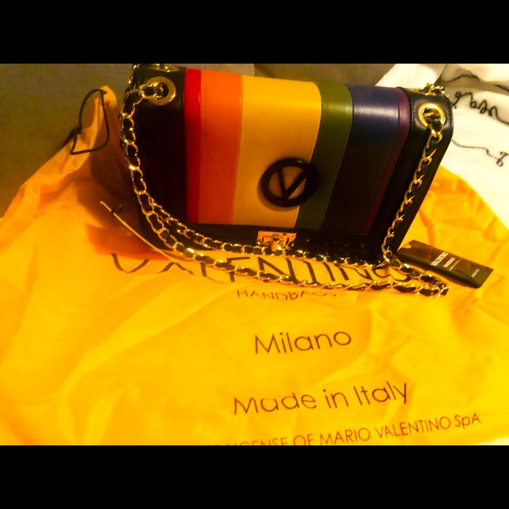 Valentino By Mario Valentino Alice Leather Shoulder Bag